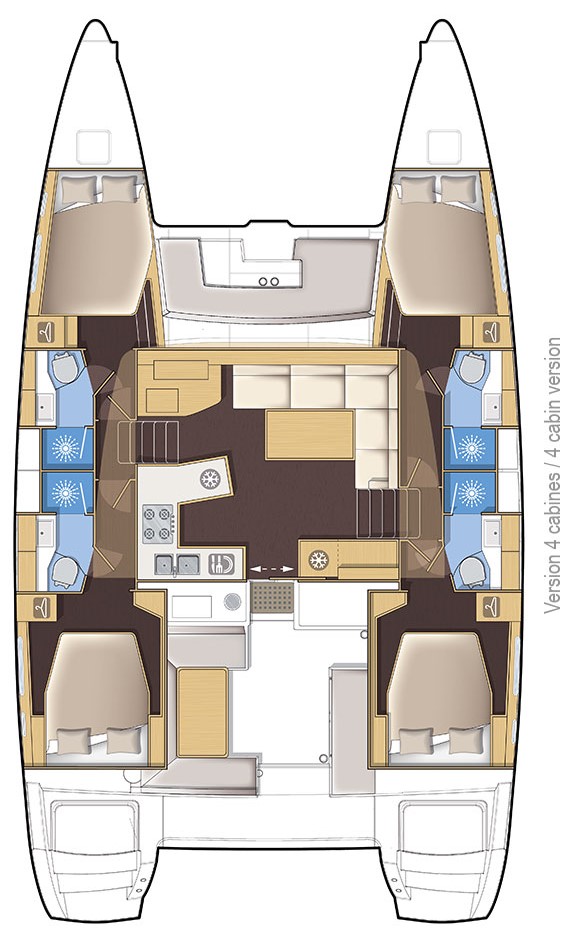 Lagoon 450 S - 4 + 2 cab. Bild 2